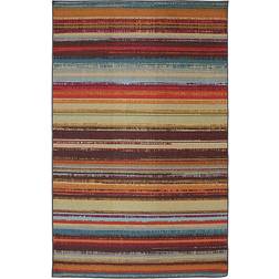 Mohawk Home Avenue Stripe Indoor/outdoor Multicolor, Red, Orange, Blue