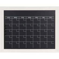 DesignOvation 23" Beatrice Framed Magnetic Chalkboard Calendar