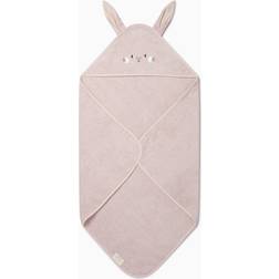 Mori Bunny Hooded Baby Bath Towel Pink One Size
