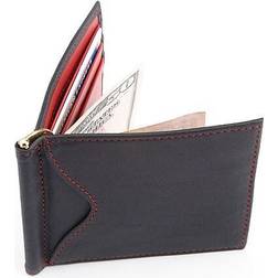 Leather Slim Money Clip Credit Card Wallet108-BL/RD-5