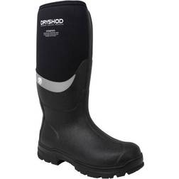 Dryshod Steadyeti Arctic Grip Rubber Boots for Men Black/Gray 11M