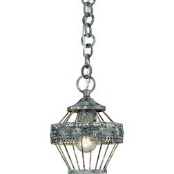 Golden Lighting 7856-M1L Ferris Cage Mini Pendant Lamp