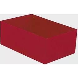 Bins, height 63 mm, red, LxW 162x108 mm, pack of 50