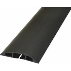 D-Line Light Duty Floor Cable Cover, 72" x 2 1/2" x 1/2" Black