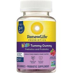 Renew Life Kids Tummy Gummy - Raspberry Supplement Vitamin 1 Billion