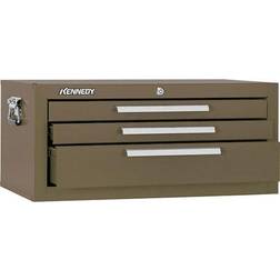 Kennedy 3 Drawer Brown Drawer Chest Base 26-5/8" Wide x 11-3/4" High x 12-1/2" Deep, Use w/ Models 263, 266, 360 Chests & 27" 29" 34" Roller