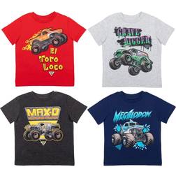 Monster Jam El Toro Loco Zombie Maximum Destruction T-shirt 4-pack