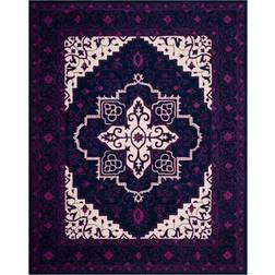 Safavieh Bellagio Purple, White 96x120"