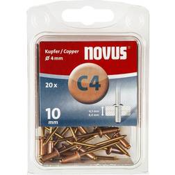 Novus 045-0039 Copper blind rivets Copper 4 20 1Stk.