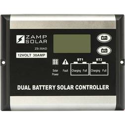 Zamp Solar 30-Amp Dual Battery Bank 5-Stage PWM Charge Controller