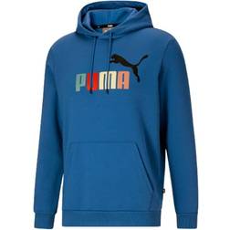 Puma Men's Essential++ Color Big Logo Fleece Hoodie