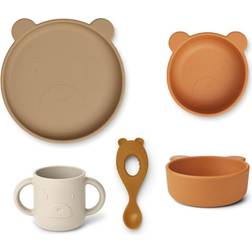 Liewood Vivi Mr Bear Silicone Tableware Set