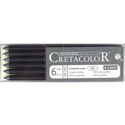 Cretacolor Leads Graphite, 6B, Box of 6