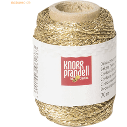 Knorr Prandell Dekorativt snöre metalliskt guld 20 m