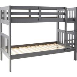 Donco kids Twin Over Twin Solid Wood Mission Bunk Bed