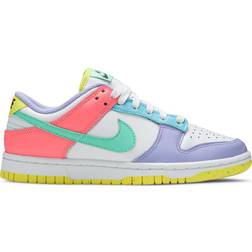 Nike Dunk Low SE Easter W - White/Green Glow/Sunset Pulse