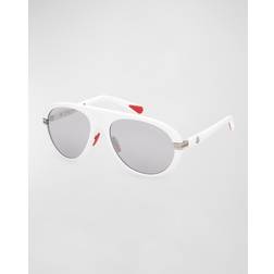 Moncler Injection Plastic Aviator OPTICAL WHITE