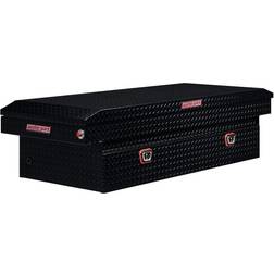 Weather Guard 72 in. Gloss Black Aluminum Full Size Crossbed Truck Tool Box