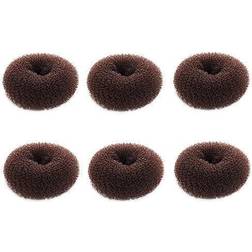 Extra Small Hair Bun Maker for Kids, 6 PCS Chignon Hair Donut Sock