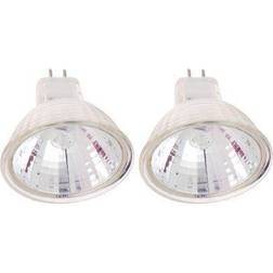 (Pack Of 2) 10 Watt MR11 12 Volt Precision Halogen Reflector Fiber Optic Light Bulb 10W 12V