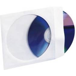 Compucessory CD/DVD Window Envelopes 5'x5' 250/BX White