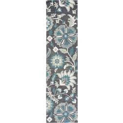 Safavieh Blossom Gray, Blue 27x108"