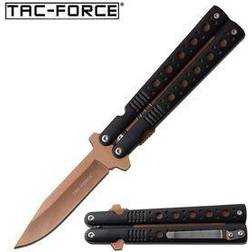 Folding Tac-Force 3.75" Butterfly Balisong Copper