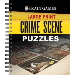 Large Print Crime Scene Puzzles, Multicolor