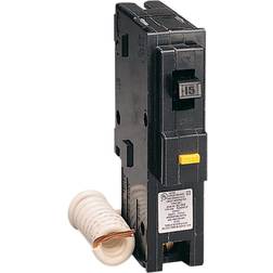 Square D Homeline 15 Amp Single-Pole GFCI Circuit Breaker