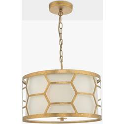 Dar Lighting Metal Hexagon Small Pendellampe