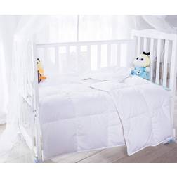 KumiQ Crib Summer Lightweight Natural White Goose Down Baby Toddler