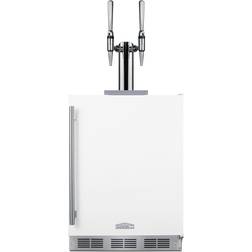 Summit 24" ADA Compliant Double Tap Nitro-Infused Coffee Dispenser White