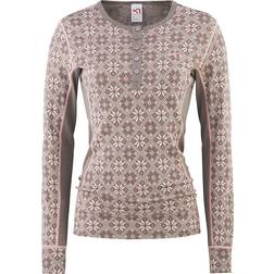 Kari Traa Rose Long Sleeve Baselayer - Taupe