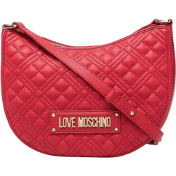 Love Moschino Quilted Metallic Logo Shoulder Bags