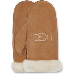 UGG Sheepskin Logo Mitten - Chestnut