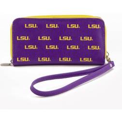 Eagles Wings LSU Tigers Zip-Around Wristlet