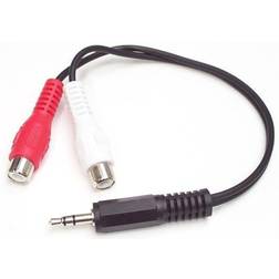 StarTech 3.5mm - 2RCA M-F 0.5ft