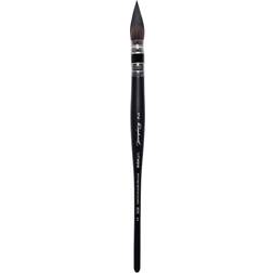 Raphael SoftAqua Synthetic Squirrel Watercolor Brush, Quill, 2, Black