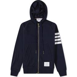 Thom Browne Men's 4-Bar Full Zip Hoodie