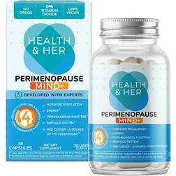 Health & Her Perimenopause Mind+ Multi Nutrient Support Supplement 30