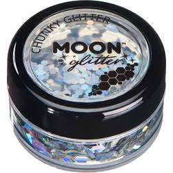 Moon Creations Holografisk Chunky Glitter Sølv