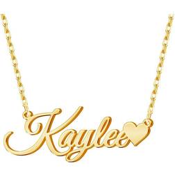 Lovenus Custom Name Necklace - Gold