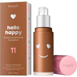 Benefit Hello Happy Flawless Brightening Foundation Mini SPF15 PA++ #11 Dark Neutral