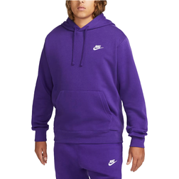 Nike Sportswear Club Fleece Pullover Hoodie - Court Purple/White