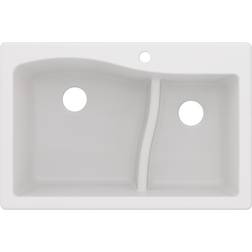 Kraus KGD-442 Quarza 33" Dual Installation Double Basin