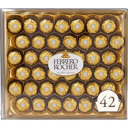 Ferrero Rocher Premium Gourmet Milk Chocolate Hazelnut 18.5oz 42