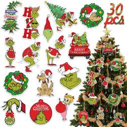 Guass Cutouts Double-Sided Printed Christmas Tree Ornament 30