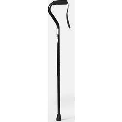 HealthSmart DMI 502-1304-0255 Adjustable Cane,Offset,33 in.,Black