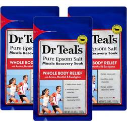 Teal's Dr Teal's Pure Epsom Salt Muscle Recovery Soak with Arnica, Menthol & Eucalyptus, 2.5