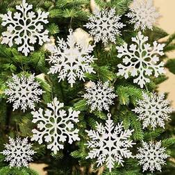 Snowflake Christmas Tree Ornament 1.3" 36